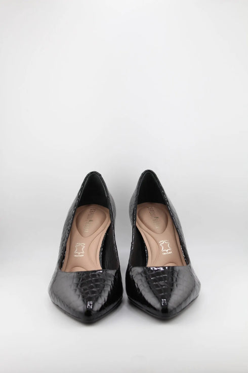 Capelli Rossi Textured Block Heel Pumps