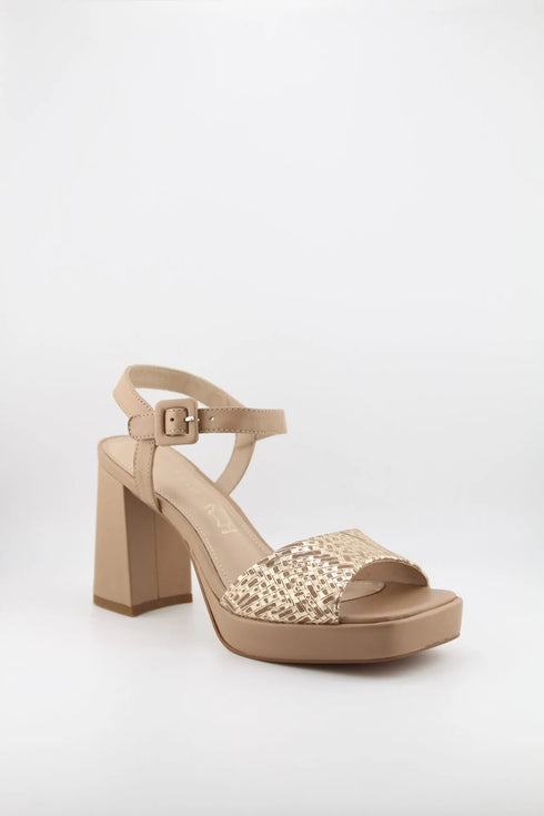 Capelli Rossi Block Heel Ankle Strap Sandals