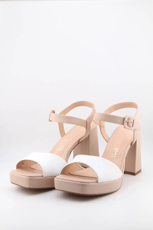 Capelli Rossi Block Heel Ankle Strap Sandals