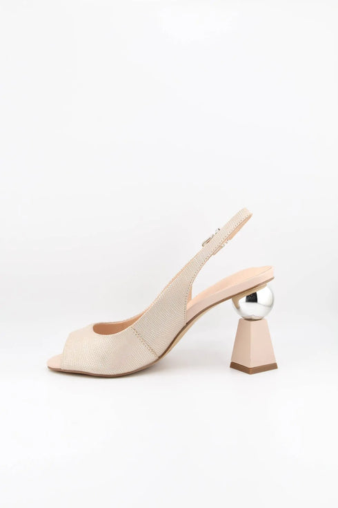 Capelli Rossi Peep Toe Slingback Sandal Heel