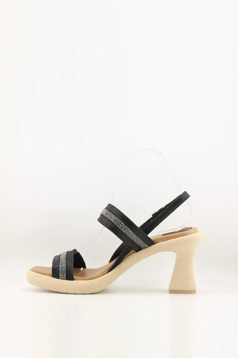 Porronet Square Toe Strappy Rhinestone Sandals