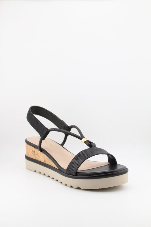 Luz da lua Elevated Cork Sole Strappy Sandals