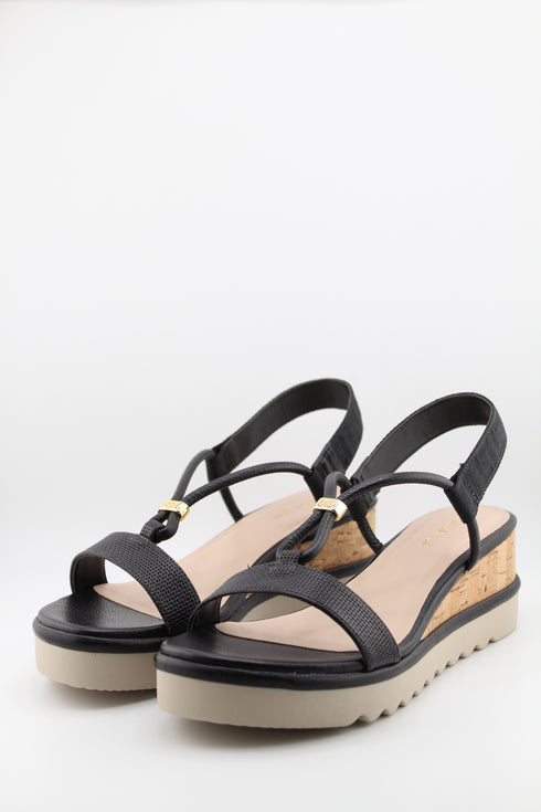 Luz da lua Elevated Cork Sole Strappy Sandals