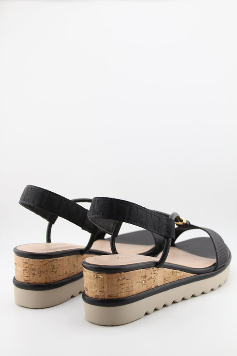 Luz da lua Elevated Cork Sole Strappy Sandals