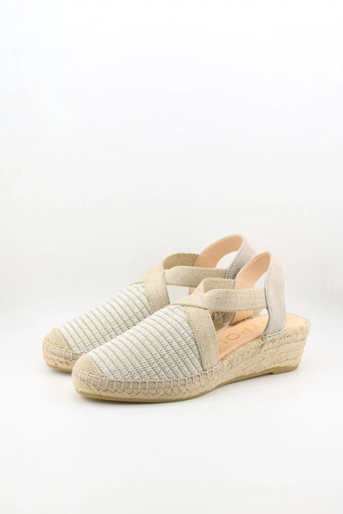Maypol Woven Slingback Espadrille Wedge Sandals