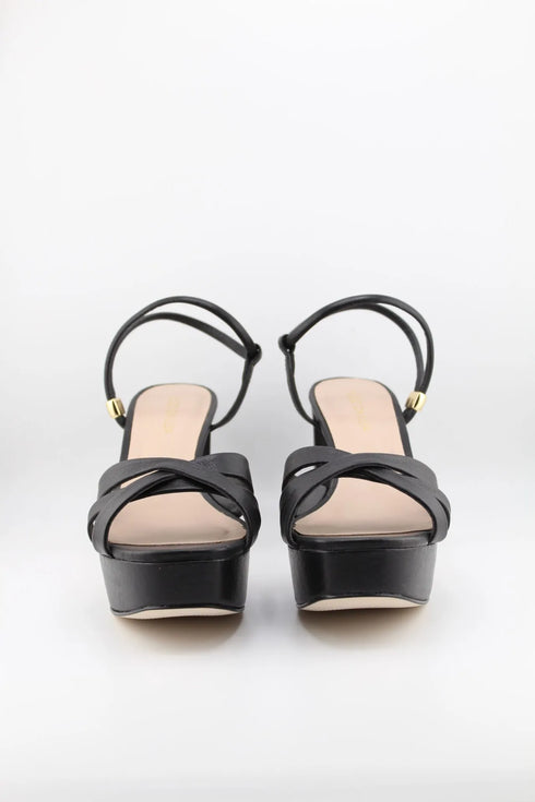 Luz da lua Strappy Platform Block Heel Sandals