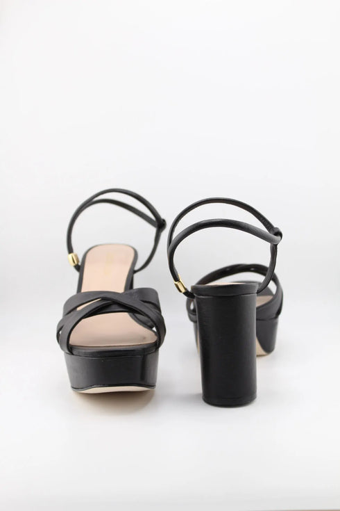 Luz da lua Strappy Platform Block Heel Sandals
