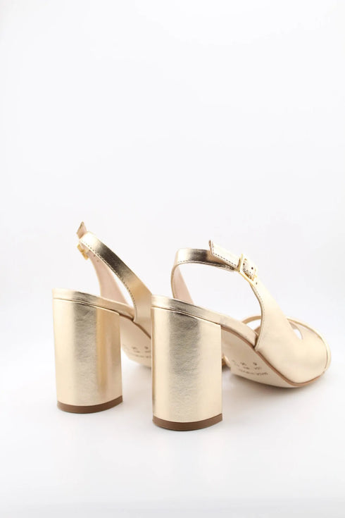 Luz da lua Slingback Block Heel Sandals