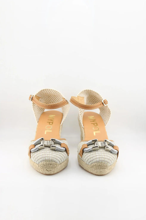 Maypol Ankle Strap Espadrille Wedge Sandals