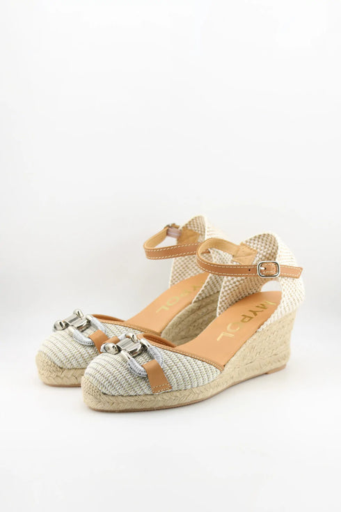Maypol Ankle Strap Espadrille Wedge Sandals