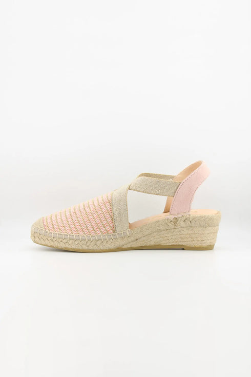 Maypol Woven Slingback Espadrille Wedge Sandals