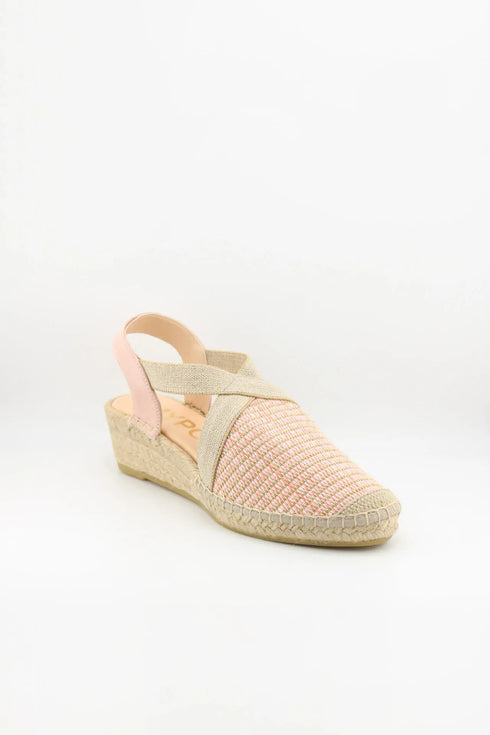 Maypol Woven Slingback Espadrille Wedge Sandals