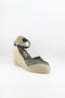 Maypol Woven Ankle Strap Espadrille Wedges