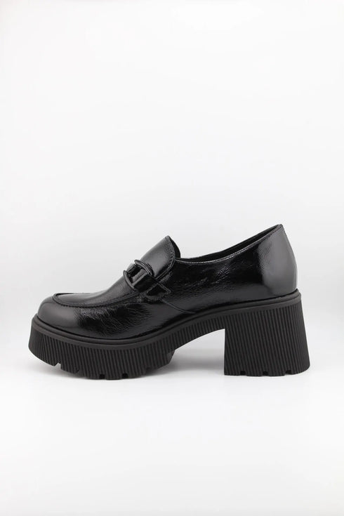 Ragazza Lug Sole Patent Leather Loafers