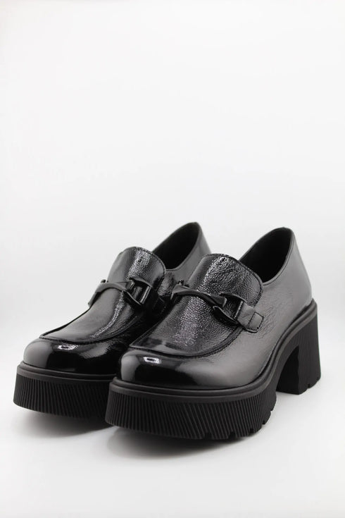 Ragazza Lug Sole Patent Leather Loafers