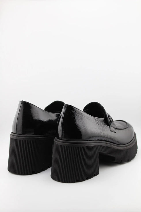 Ragazza Lug Sole Patent Leather Loafers