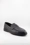 DFC Relax Men Pebbled Leather Loafer with Stitched Detailing