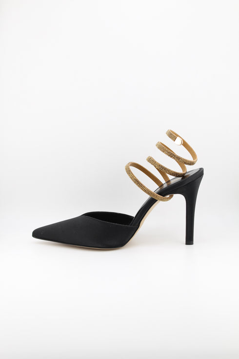 Sante Stiletto Heel Spiral Strap Pumps