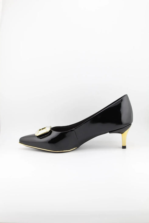 Invoice Pointed Toe Patent Leather Pumps