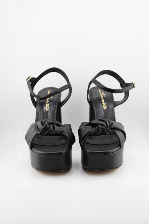 Sante Knotted Platform Heeled Sandals
