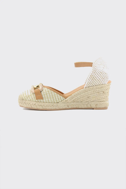 Maypol Ankle Strap Espadrille Wedge Sandals