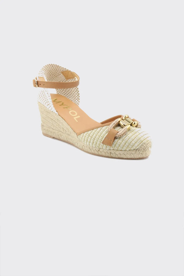 Maypol Ankle Strap Espadrille Wedge Sandals