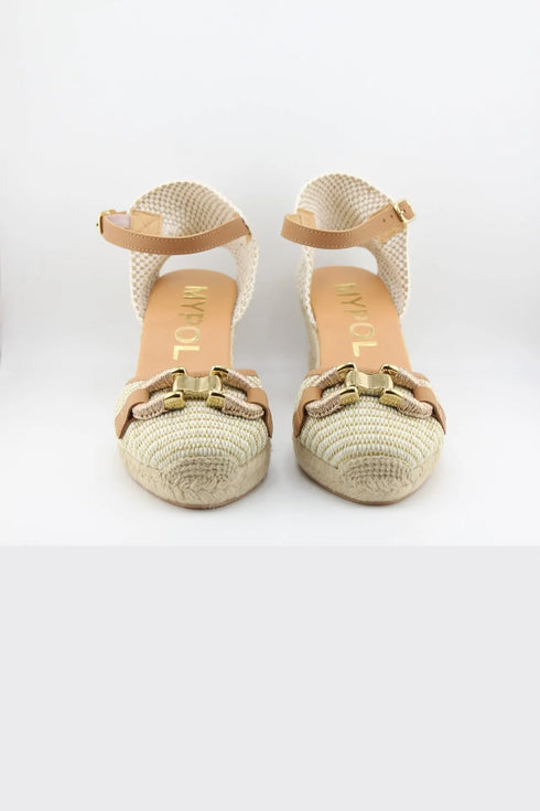 Maypol Ankle Strap Espadrille Wedge Sandals