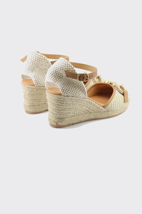 Maypol Ankle Strap Espadrille Wedge Sandals