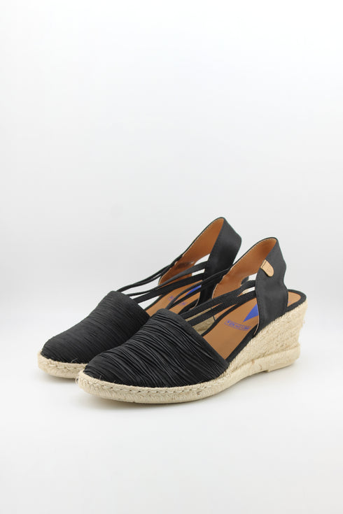 Verbenas Braided Wedge Espadrille Slingback Sandals