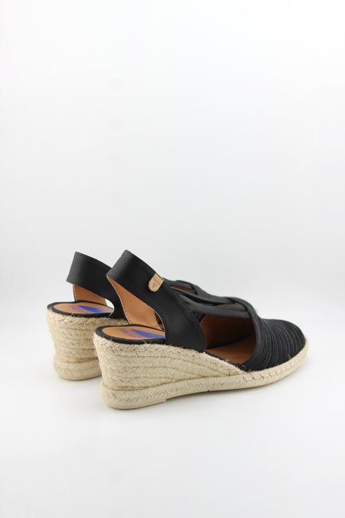 Verbenas Braided Wedge Espadrille Slingback Sandals