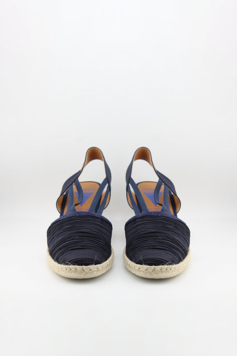 Verbenas Braided Wedge Espadrille Slingback Sandals