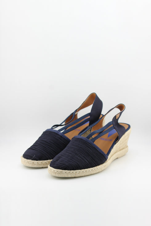 Verbenas Braided Wedge Espadrille Slingback Sandals