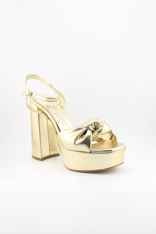 Sante Knotted Platform Heeled Sandals