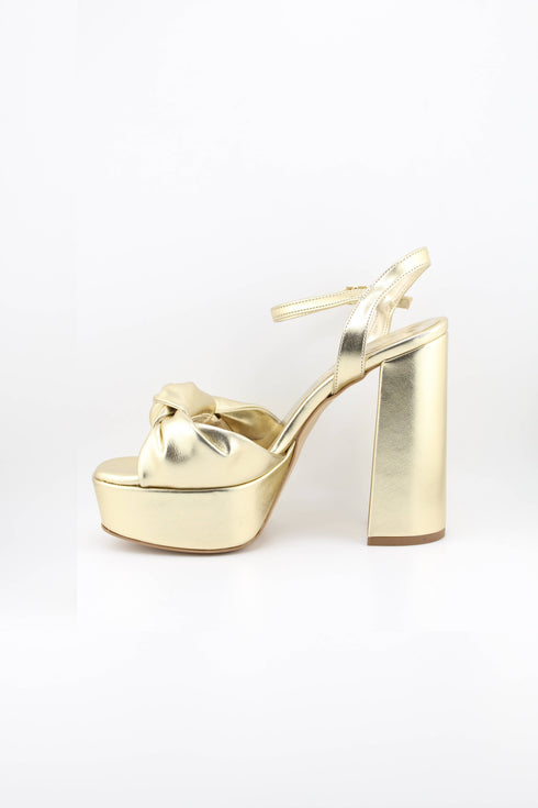 Sante Knotted Platform Heeled Sandals