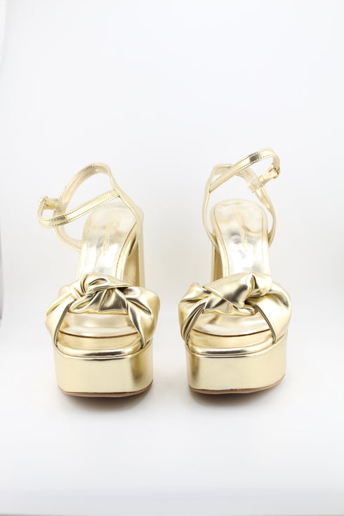 Sante Knotted Platform Heeled Sandals