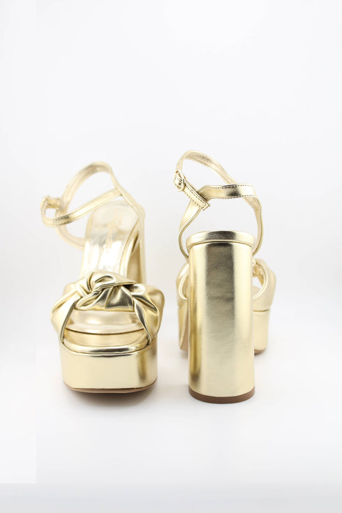 Sante Knotted Platform Heeled Sandals