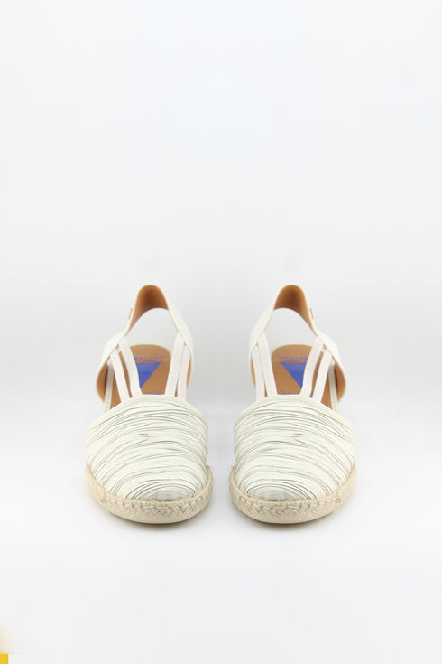 Verbenas Braided Wedge Espadrille Slingback Sandals