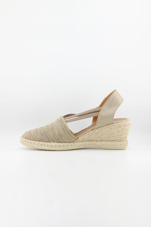 Verbenas Braided Wedge Espadrille Slingback Sandals