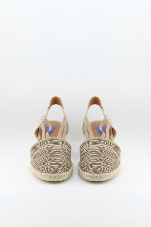 Verbenas Braided Wedge Espadrille Slingback Sandals
