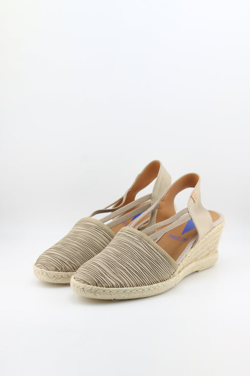 Verbenas Braided Wedge Espadrille Slingback Sandals