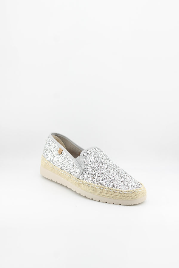 Verbenas Glitter Espadrille Slip-On Shoes