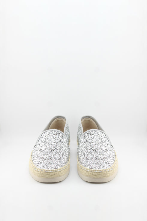 Verbenas Glitter Espadrille Slip-On Shoes
