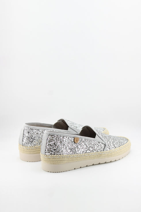 Verbenas Glitter Espadrille Slip-On Shoes