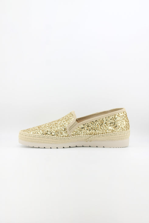 Verbenas Glitter Espadrille Slip-On Shoes