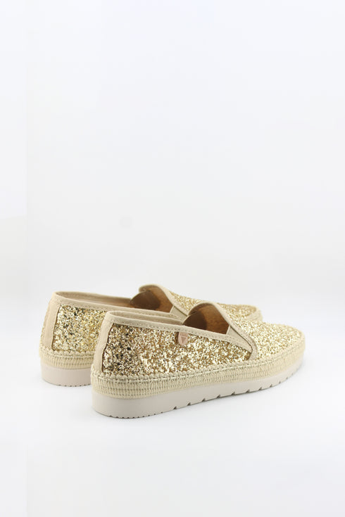 Verbenas Glitter Espadrille Slip-On Shoes