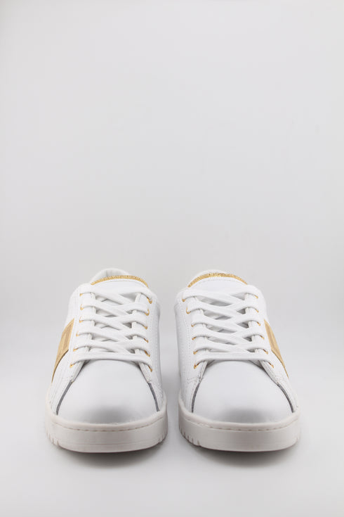 Luz da lua Luxe Monogram Embellished Low-Top Sneakers
