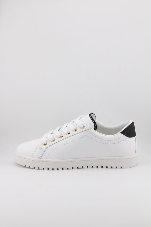 Luz da lua Luxe Monogram Embellished Low-Top Sneakers