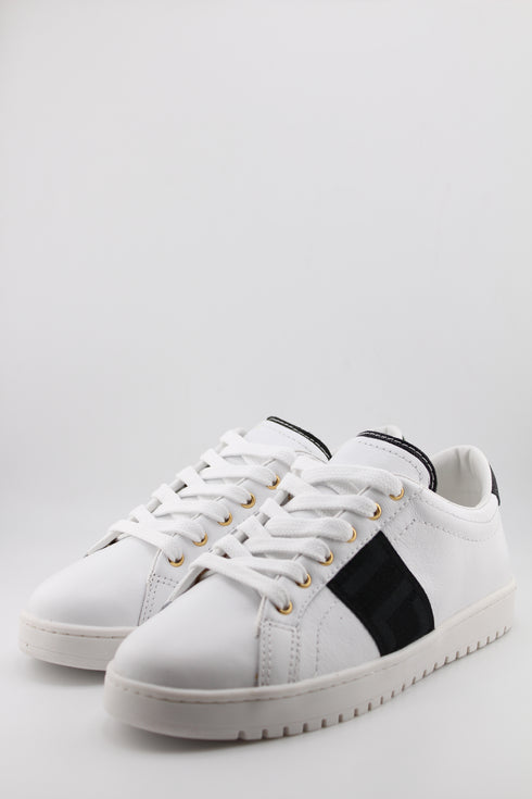 Luz da lua Luxe Monogram Embellished Low-Top Sneakers