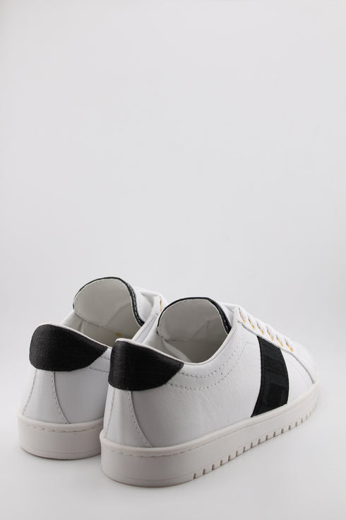 Luz da lua Luxe Monogram Embellished Low-Top Sneakers