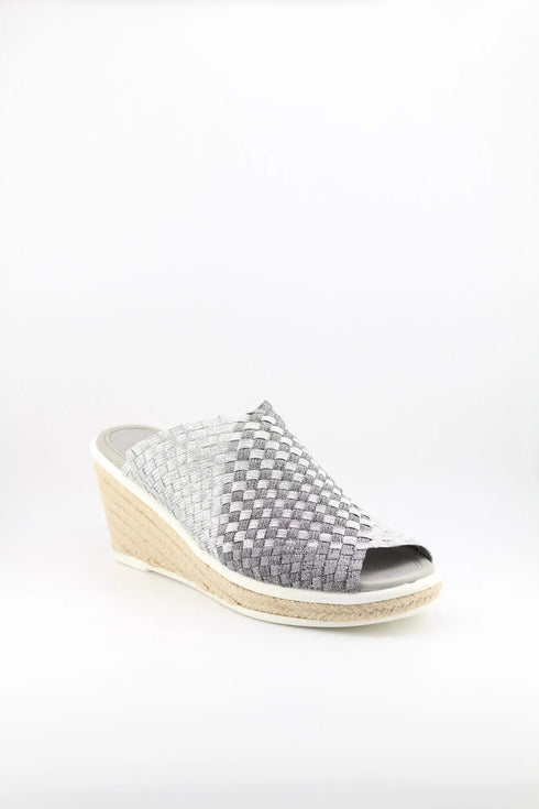 Bernie Mev Woven Strap Espadrille Wedge Sandals
